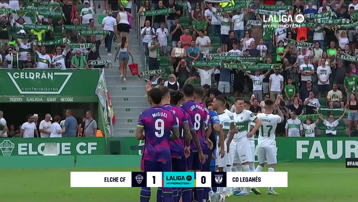 LaLiga Hypermotion (J6): resumen y goles del Elche 1-0 Leganés