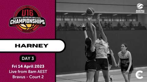 14 April - Basketball QLD Girls State Championships - Bravus Court 2 - Day 3 - Live from 8 AM