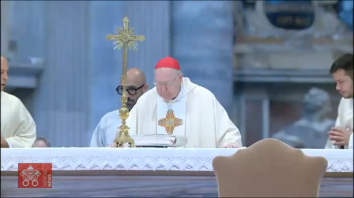 Holy Mass presided over by Cardinal Farrell