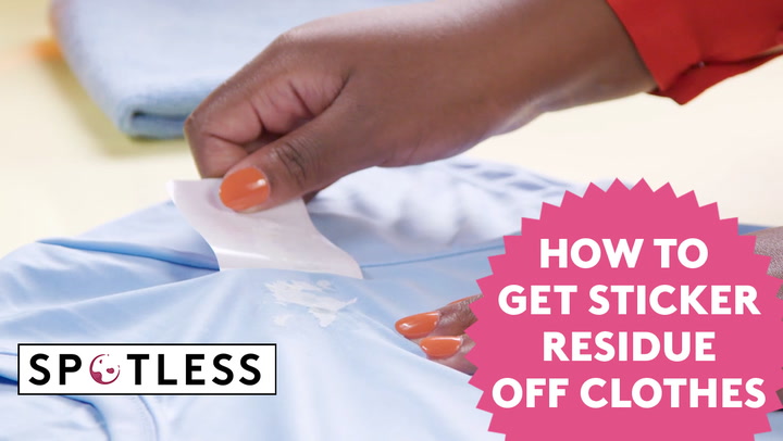How to Get Sticker Residue Off Clothes