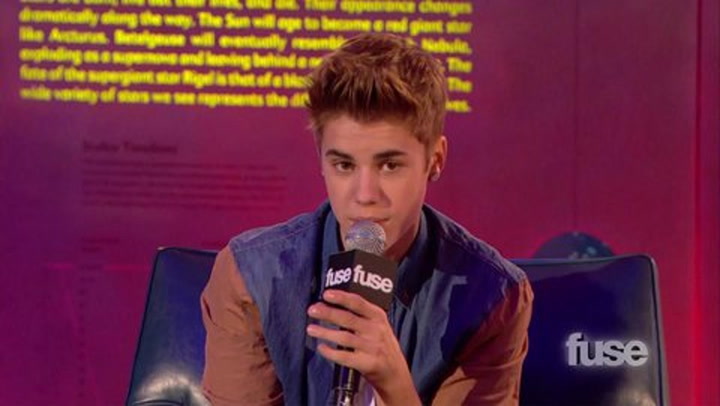 Interviews: Justin Bieber Discovering Sound -Fuse.tv