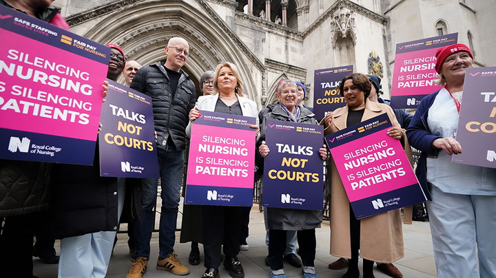 Pay talks need to start in double figures, nursing union leader says