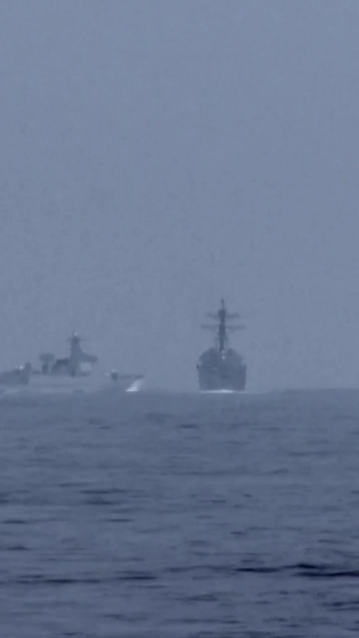 EE.UU. publica un video de un incidente en el Estrecho de Taiwán