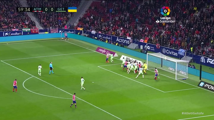 Gol de Correa (1-0) en el Atlético de Madrid 1-1 Getafe