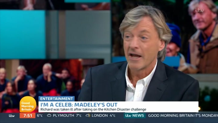 Richard Madeley says it will be 'difficult' for I'm A Celeb stars to return