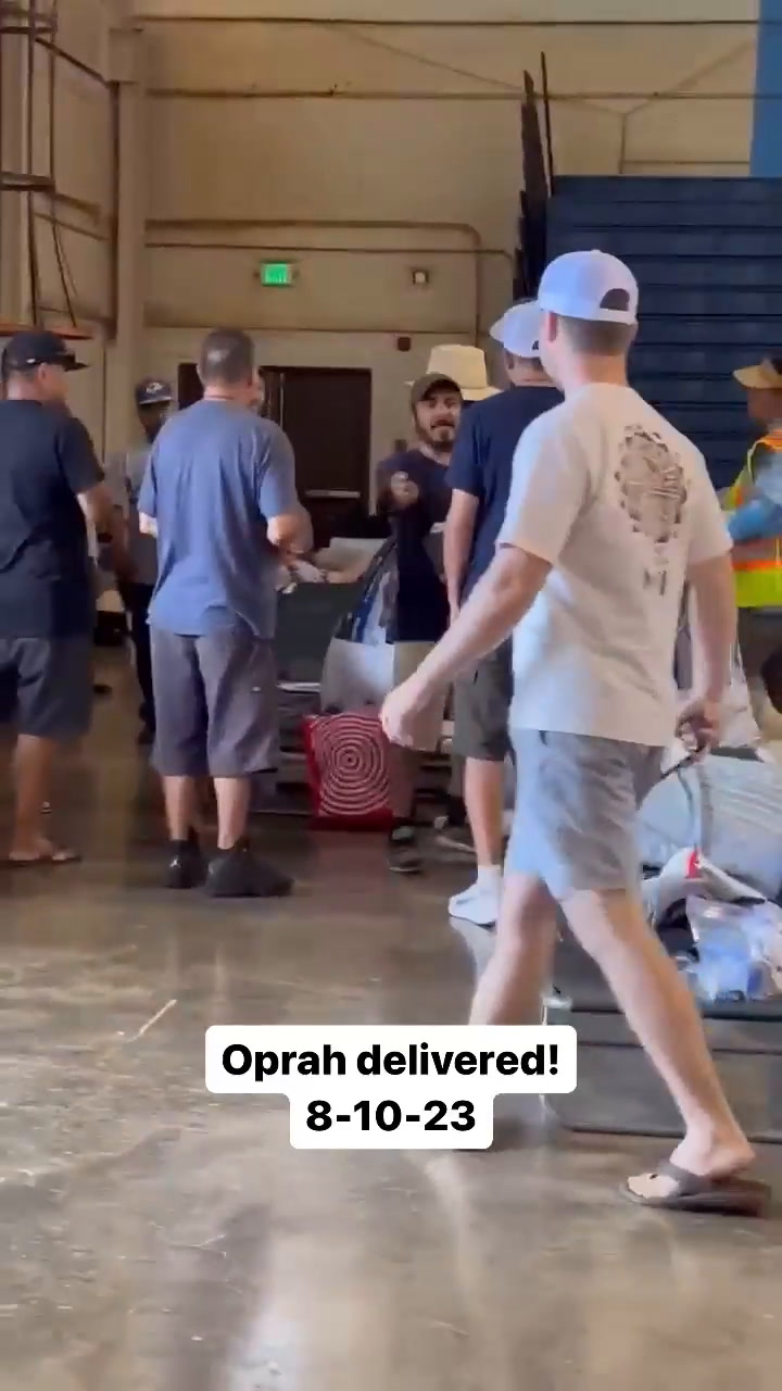 Oprah ayuda a los damnificados por los incendios en Hawái