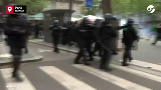 Disturbios en París en la marcha del Día del Trabajador