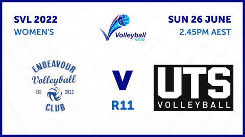 26 June - Sydney Volleyball League - R11 - Endeavour v UTS Volleyball