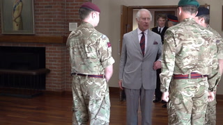 King Charles jokes he’s ‘allowed out of cage’ on Army visit