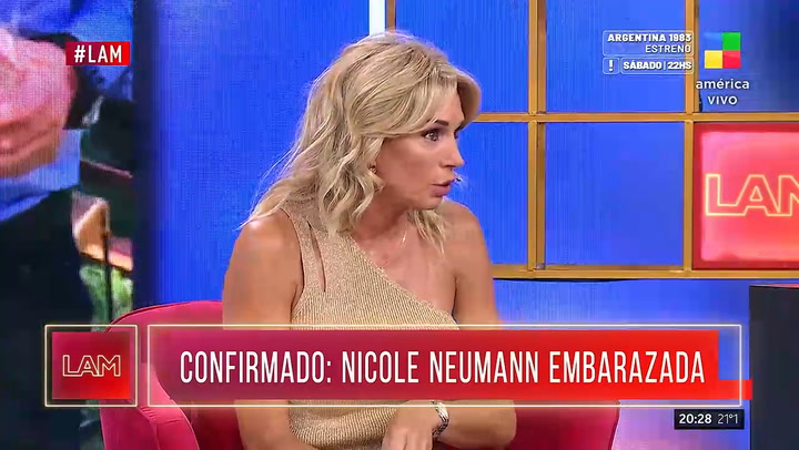 Yanina Latorre conto detalles del embarazo de Nicole Neumann