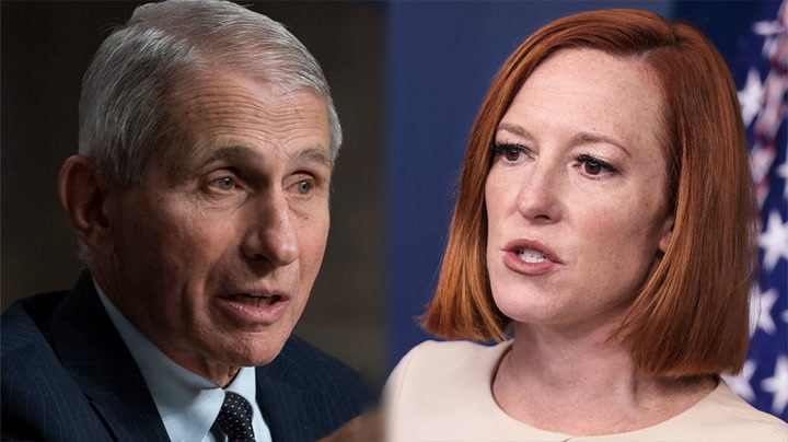 Watch live as White House press secretary Jen Psaki holds briefing with Dr Fauci