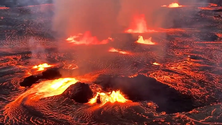 uno de los mayores volcanes activos del mundo entró en erupción