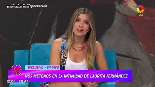Laurita Fernández contó qué la enamoró de Peluca Brusca: "Me gusta que no es un tipo quedado"