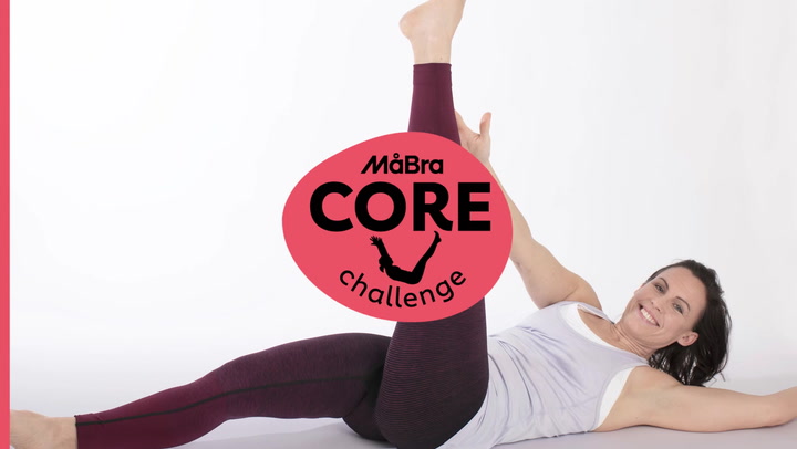 Måbra Core Challenge – se övningen diagonala lyft