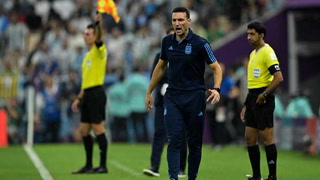 Argentina en la final de Qatar 2022. Lionel Scaloni: 