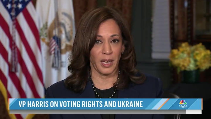 Touchy, prideful Vice President Kamala Harris SNAPS at Savannah Guthrie and suggests midterms will now be UNFAIR after failing to get voting rights bill over line in round of car crash morning show interviews