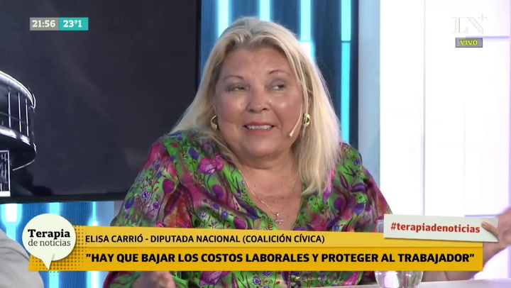 Elisa Carrió: 'El Papa no es Dios porque no hay Dios peronista'