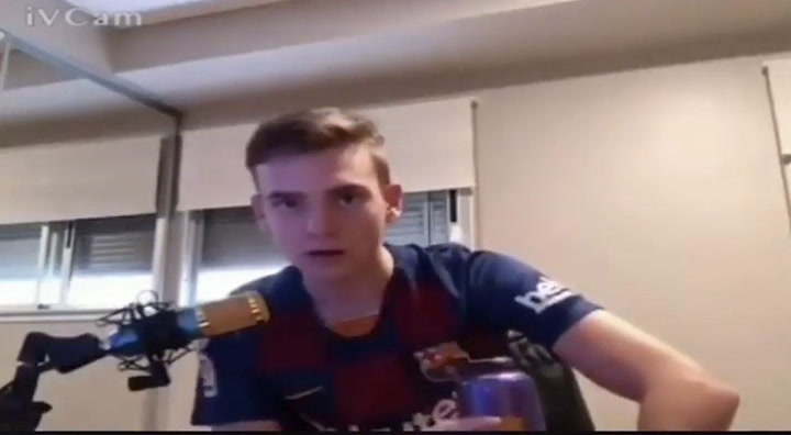 Falso video de hincha de Barcelona insultando a Lionel Messi - Fuente: YouTube
