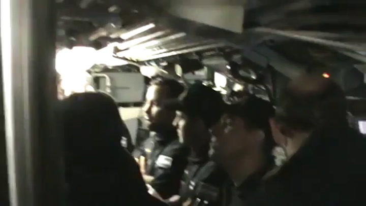 El video con la intimidad del buque cuando zarpó por primera vez, en 2014