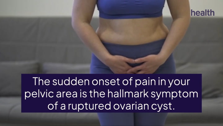 ovarian cyst pain symptoms