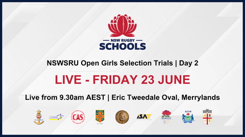 23 Jun - NSWSRU Girls Selection Trials - Day 2