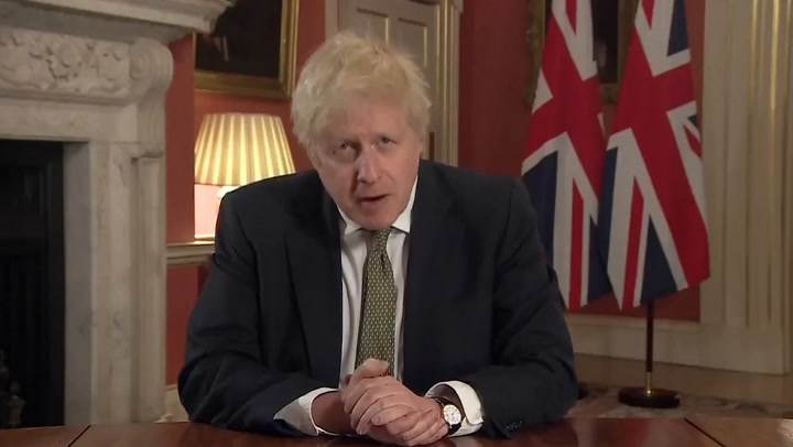 Boris Johnson announces a new national lockdown in England