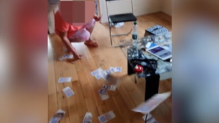 Britain’s biggest-ever benefit fraud gang shower floor with £20 notes