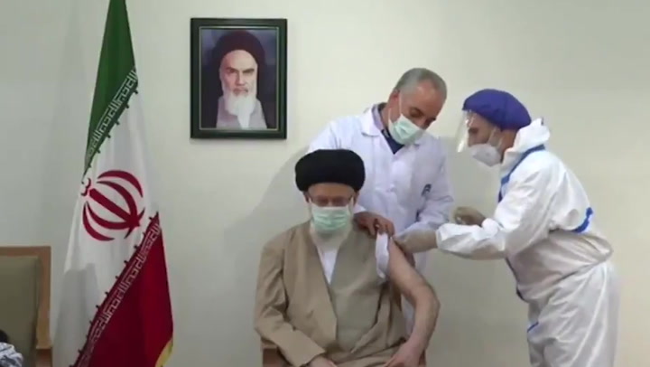 Supreme leader Khamenei receives first dose of Iranian-produced Covid vaccine