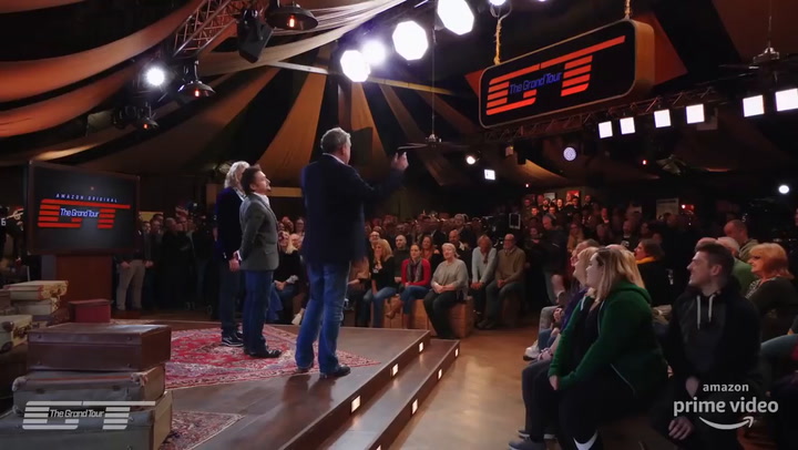 The Grand Tour: Jeremy Clarkson visibly emotional as he bids farewell to  studio tent, The Independent