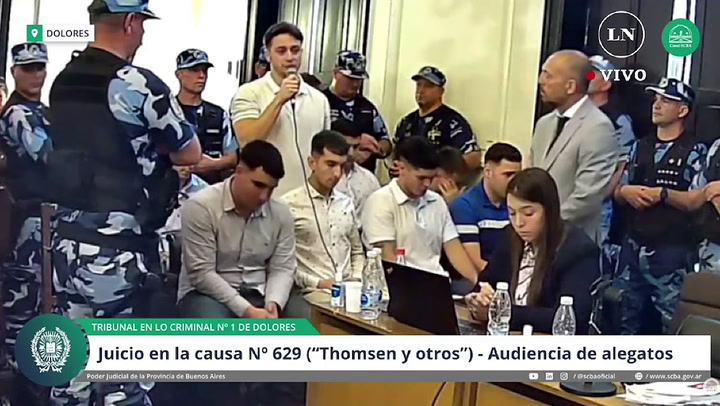 Habló Máximo Thomsen, acusado por el crimen de Fernando Báez Sosa