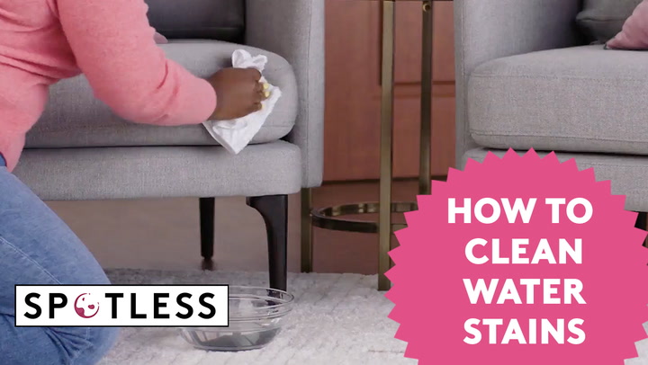 How To Clean Water Stains From Fabric