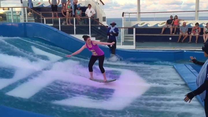 Cruise Critic Flowrider On Royal Caribbean's Freedom Of The Seas