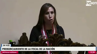 Golpe de Estado en Perú. La Fiscal general rechazó el "quebrantamiento del orden constitucional"