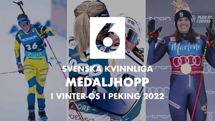 6 svenska kvinnliga medaljhopp i vinter-OS i Peking