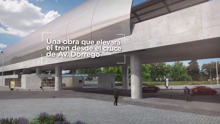 La obra del nuevo viaducto del Tren Mitre, ramal Tigre - Fuente: YouTube