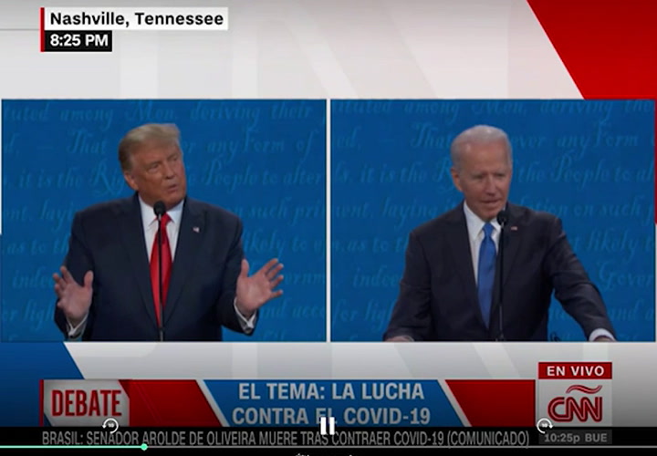 Debate presidencial: Seguridad nacional - Fuente: CNN en español