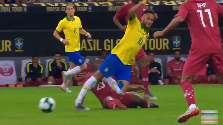 La lesión que dejó a Neymar afuera de la Copa América - Fuente: YouTube