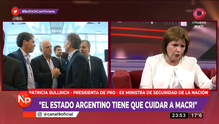 Patricia Bullrich: 'No sé si fue un atentado, pero intentan generarle miedo a Mauricio Macri'