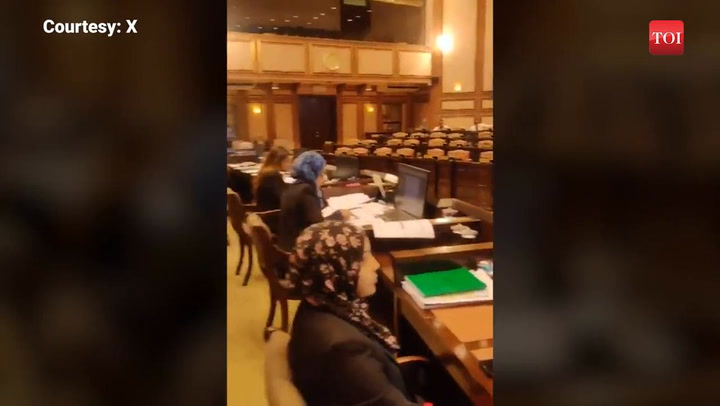 Watch: Ugly Brawl Erupts in Maldives Parliament over approval of Muizzu's cabinet