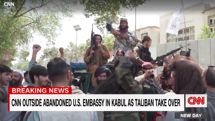 CNN reporter on Taliban: 'They’re chanting Death to America, but they seem friendly at the same time'