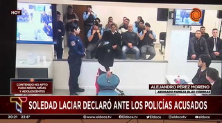 El gesto de Soledad Laciar en el juicio por el crimen de su hijo Valentín Blas Correas