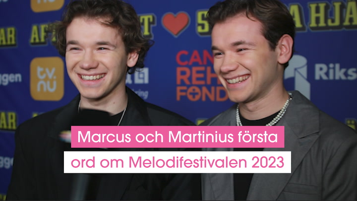 Marcus och Martinius första ord om Melodifestivalen 2023: ”Leverer et fullt show”