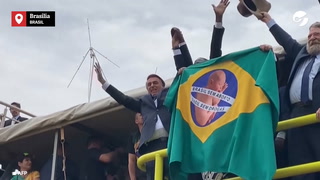 Bolsonaro le habló a una multitud: "Nos enfrentamos a una lucha entre el bien y el mal"