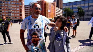 Furor por la Scaloneta: los hinchas argentinos invadieron Bilbao