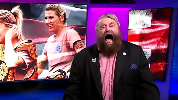 Brian Blessed gives emotional rendition of 'Three Lions' ahead of England vs Australia