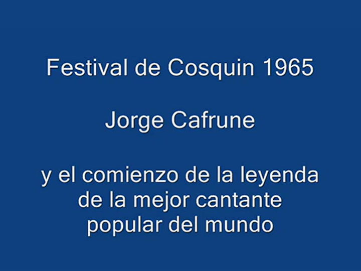 Mercedes Sosa & Jorge Cafrune - Cosquin 65. Fuente: Youtube