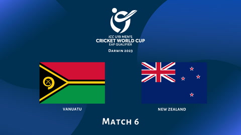 13 June - 2023 ICC U19s EAST ASIA PACIFIC WORLD CUP QUALIFIER - Vanuatu v New Zealand