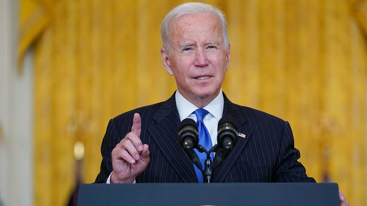 Watch live as Biden gives update on US Covid-19 response