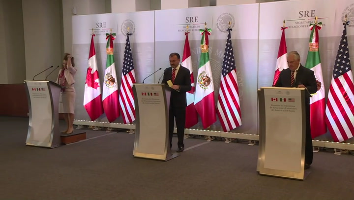 Tillerson advierte a Mexico sobre 'huellas' rusas en elecciones