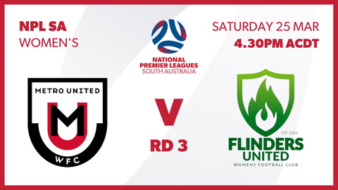 Metro United WFC v Flinders United